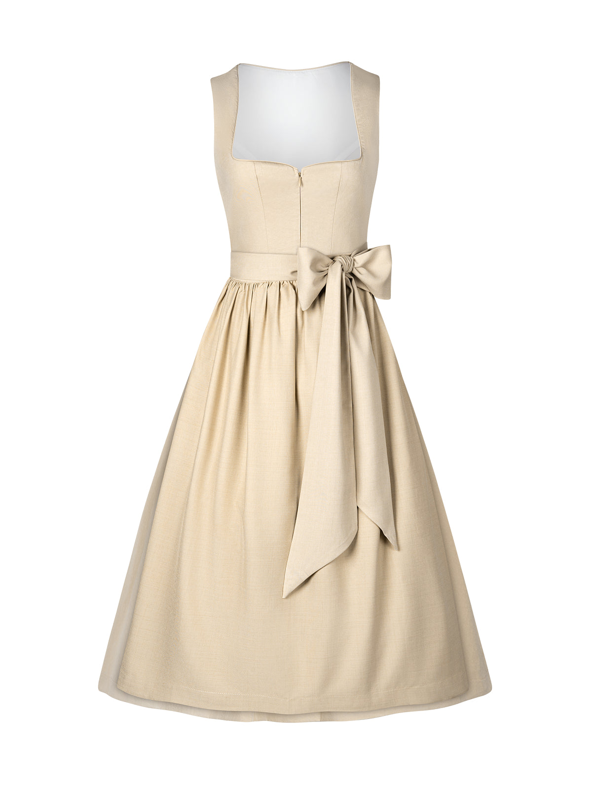 Beige cardiac neckline dirndl Andrina
